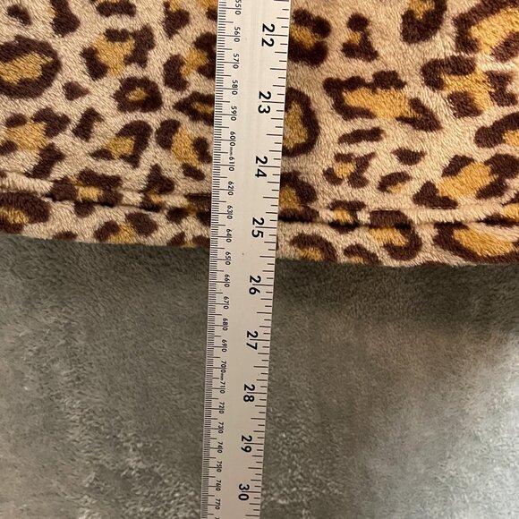 Cuddl Duds Girls Sassy Animal Cheetah Print Soft Cozy Lounge Sleepwear Robe S - Picture 8 of 12